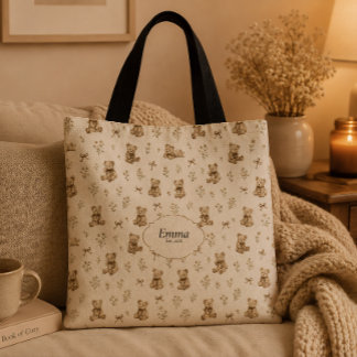 Benutzerdefinierter Name Cottagecore Coquette Tedd Tasche