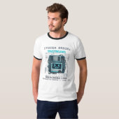 Benutzerdefinierter Name Cyberpunk-Tech-Error-Tee- T-Shirt (Vorne ganz)