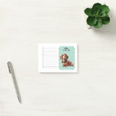 Benutzerdefinierter Name Dachshund Wasserfarbe Auf Post-it Klebezettel (Büro)