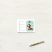 Benutzerdefinierter Name Dachshund Wasserfarbe Auf Post-it Klebezettel (Auf Schreibtisch)