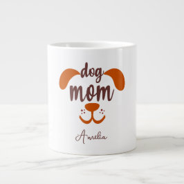 Benutzerdefinierter Name der Mama des Hundes Jumbo-Tasse