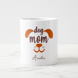 Benutzerdefinierter Name der Mama des Hundes Jumbo-Tasse
