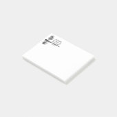 Benutzerdefinierter Name, der Schriftbeleg Psalm 1 Post-it Klebezettel (angewinkelt)
