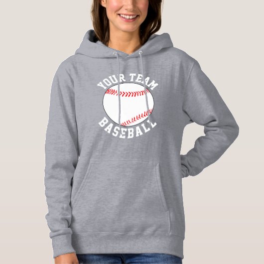 Benutzerdefinierter Name des Baseball-Teams oder T Hoodie (Vorderseite)