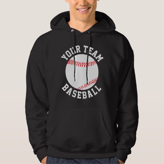 Benutzerdefinierter Name des Baseball-Teams oder T Hoodie (Vorderseite)