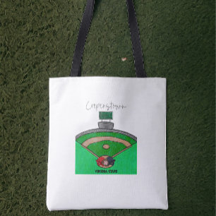 Benutzerdefinierter Name des Baseballfeld-Teams in Tasche