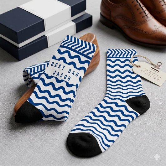 Benutzerdefinierter Name des besten Vaters, Socken