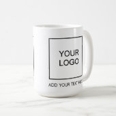 Benutzerdefinierter Name des Firmenlogos Kaffeetasse (VorderseiteRechts)