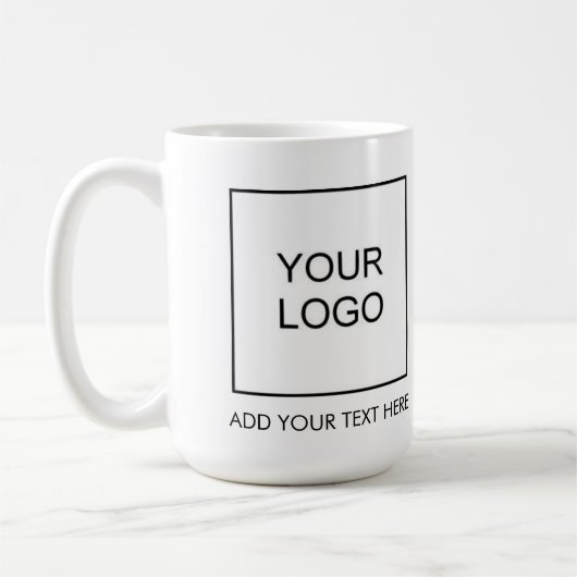 Benutzerdefinierter Name des Firmenlogos Kaffeetasse (Links)