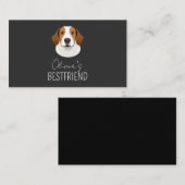 Benutzerdefinierter Name des Fotos des Tieres Pers Visitenkarte (Vorne/Hinten)