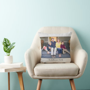 Benutzerdefinierter Name des Fotos Moderne, leicht Kissen