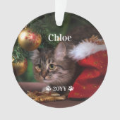 Benutzerdefinierter Name des Fotos und Jahr des Au Ornament (Vorderseite)