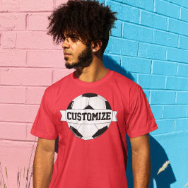 Benutzerdefinierter Name des Fußballspielers / Per T-Shirt