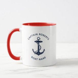 Benutzerdefinierter Name des Kapitäns eines nautis Tasse