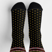 Benutzerdefinierter Name des Monogramms für das ko Socken (Oben)
