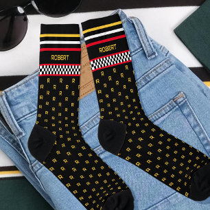 Benutzerdefinierter Name des Monogramms für das ko Socken