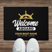 Benutzerdefinierter Name des Schwarzen Golds Willk Fußmatte