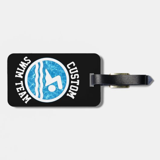 Benutzerdefinierter Name des schwimmenden Teams od Gepäckanhänger (Rückseite horizontal)