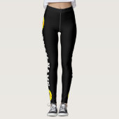Benutzerdefinierter Name des Softballteams und Spi Leggings (Vorderseite)