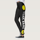 Benutzerdefinierter Name des Softballteams und Spi Leggings (Links)