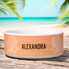Benutzerdefinierter Name des Tieres Orange Beach M Napf