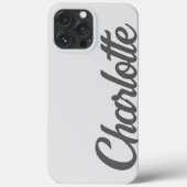 Benutzerdefinierter Name Einfach Modern Minimal Fr Case-Mate iPhone Hülle (Rückseite)