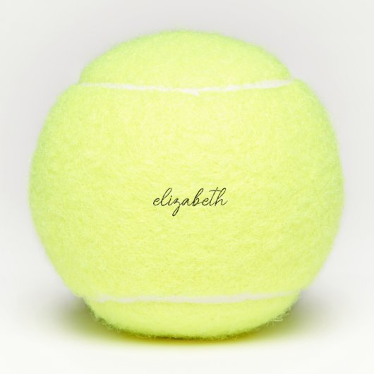 Benutzerdefinierter Name Einfach Tennisbälle (Vorderseite)