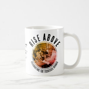 Benutzerdefinierter Name ERHEBE DICH ÜBER WW2 Tusk Kaffeetasse