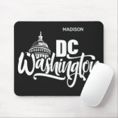 Benutzerdefinierter Name & Farbe Washington DC Mousepad (Mit Mouse)
