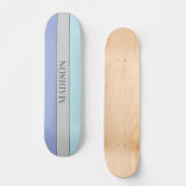 Benutzerdefinierter Name Faux Glitter Bling Skateboard (Vorderseite)