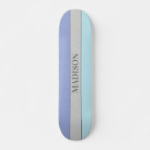 Benutzerdefinierter Name Faux Glitter Bling Skateboard (Vorne)