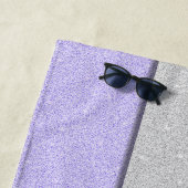 Benutzerdefinierter Name Faux Glitter Bling Strandtuch (Beispiel)