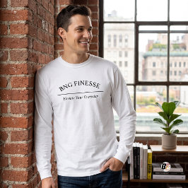 Benutzerdefinierter Name Finesse Minimalistische T T-Shirt