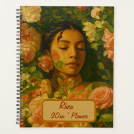 Benutzerdefinierter Name Floral Planner Planer
