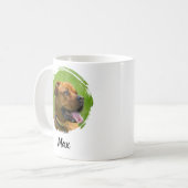 Benutzerdefinierter Name & Foto-Hinter- und Vorder Kaffeetasse (Vorderseite Links)