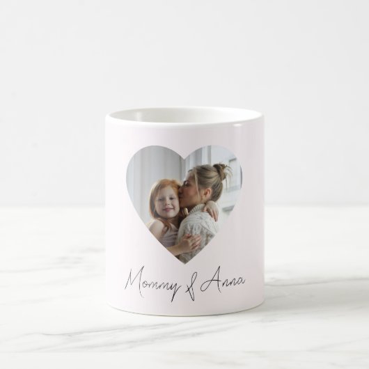 Benutzerdefinierter Name & Foto | Personalisierter Kaffeetasse (Mittel)