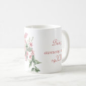 Benutzerdefinierter Name Frauen Geburtstag Kaffeetasse (VorderseiteRechts)