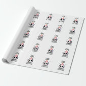 Benutzerdefinierter Name Geburtstag Geschenkpapier (Ungerollt)