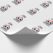 Benutzerdefinierter Name Geburtstag Geschenkpapier (Ecke)