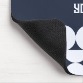 Benutzerdefinierter Name Geometrischer Bogen-Mausp Mousepad (Ecke)