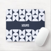 Benutzerdefinierter Name Geometrischer Bogen-Mausp Mousepad (Mit Mouse)