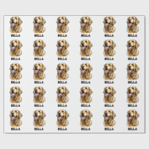 Benutzerdefinierter Name Golden Retriever Hund Por