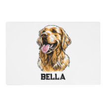 Benutzerdefinierter Name Golden Retriever Hund Por