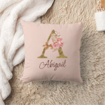 Benutzerdefinierter Name Goldfolie Blush Rosa Rose