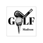 Benutzerdefinierter Name Golf Gummistempel (Prägung)