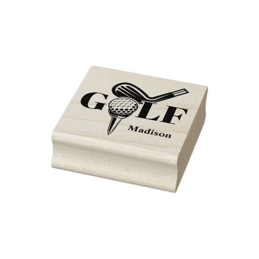 Benutzerdefinierter Name Golf Gummistempel (Stempel)
