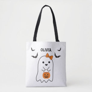 Benutzerdefinierter Name Halloween Boo Einkaufen Tasche