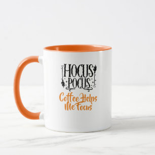 Benutzerdefinierter Name 'Hocus Pocus Kaffee hilft Tasse