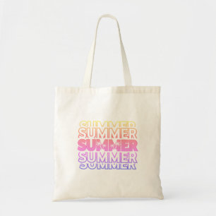 Benutzerdefinierter Name & Initialen Sommer Tragetasche