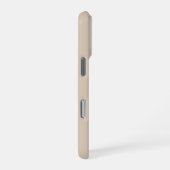 Benutzerdefinierter Name iPhone-Hülle Beige Farbe iPhone Hülle (Rechte Seite)